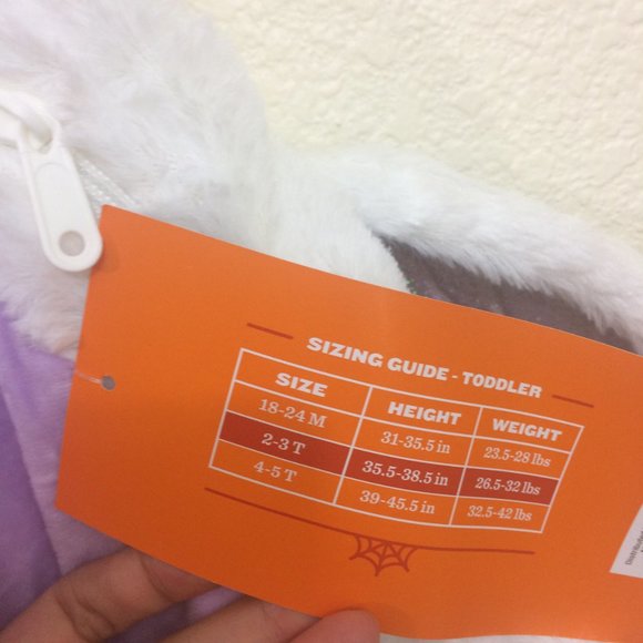 Halloween Costume Unicorn Toddler 2-3T Jumpsuit - Picture 12 of 13